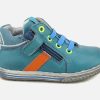 Boys Romagnoli | Romagnoli - Maxime Turquoise Lace-Up Boots On Labotte