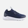 Boys Geox | Geox - Sprintye Navy Lace-Up Shoes On Labotte