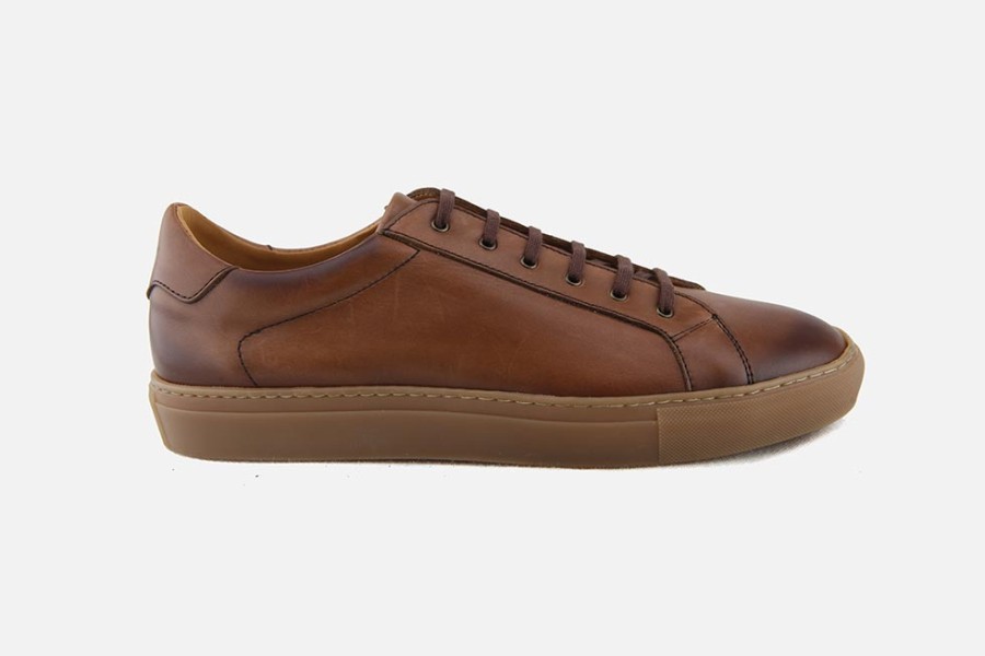 Men Umber | Umber - Network Brown Sneakers On Labotte