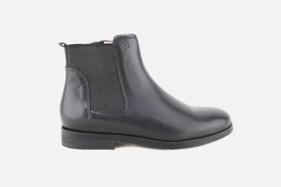 Girls Acebos | Acebos - Agenda Noir Ankle Boots On Labotte