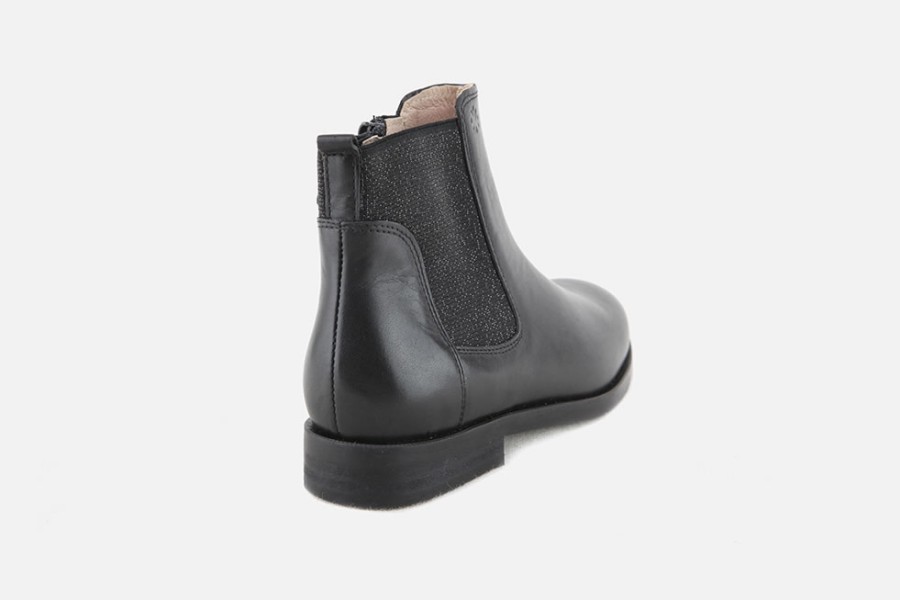 Girls Acebos | Acebos - Agenda Noir Ankle Boots On Labotte