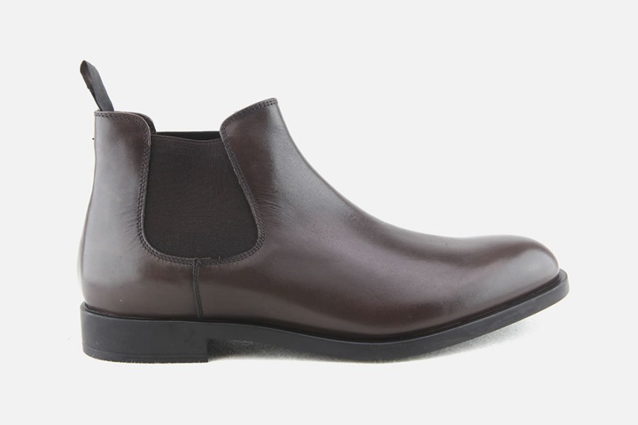 Men Fratelli Rossetti | Fratelli Rossetti - Rome Brown Antic Ankle Boots On Labotte