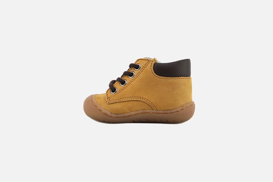 Boys Bellamy | Bellamy - Kalin Camel Lace-Up Boots On Labotte