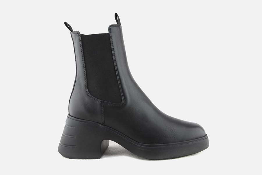 Women Hogan | Hogan - Hogan Chelsea Boot H618 Noir Ankle Boots On Labotte