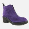 Women Thierry Rabotin | Thierry Rabotin - Toronto Purple Ankle Boots On Labotte