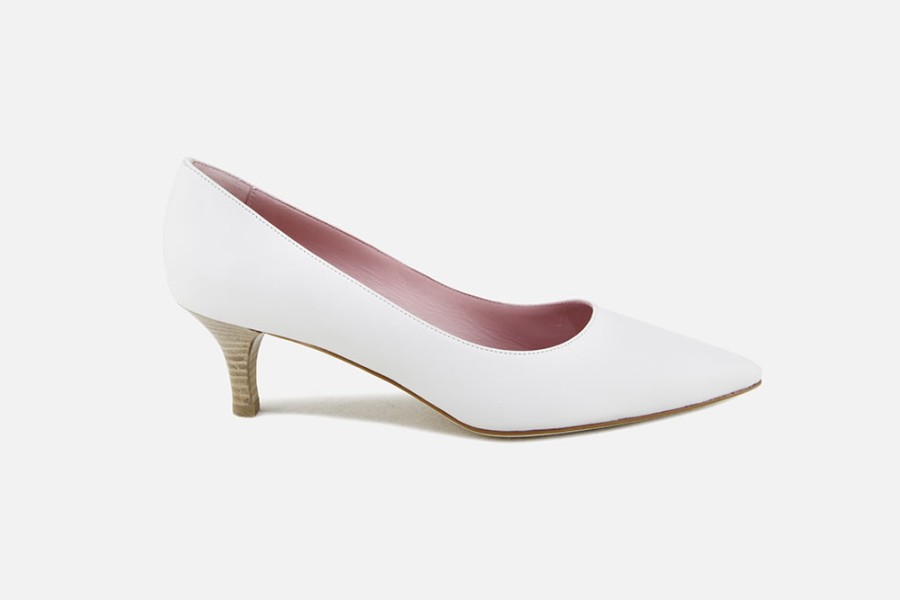 Women Laura Agosti | Laura Agosti - Merveille Blanc Pumps On Labotte