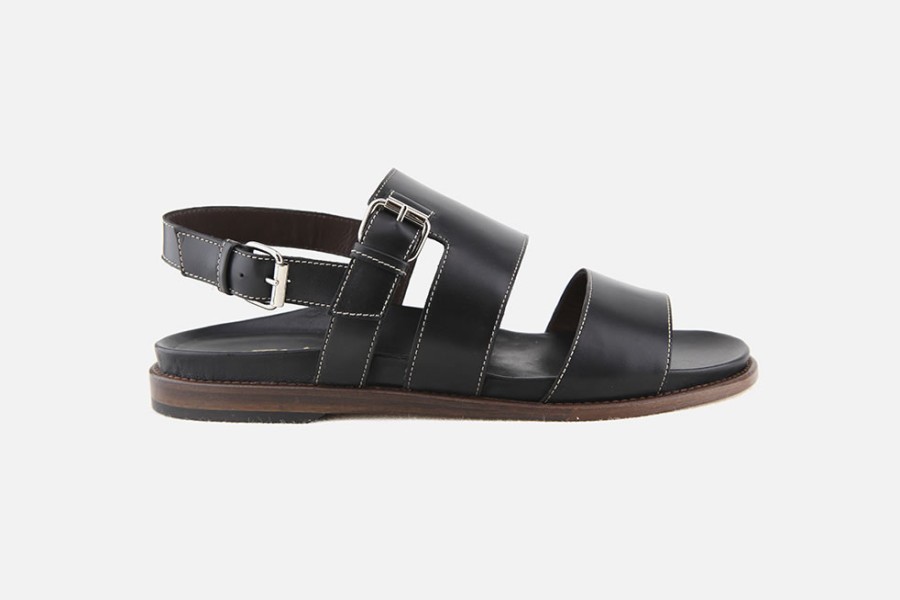 Women Artami | Artami - Osiris Black Sandals On Labotte