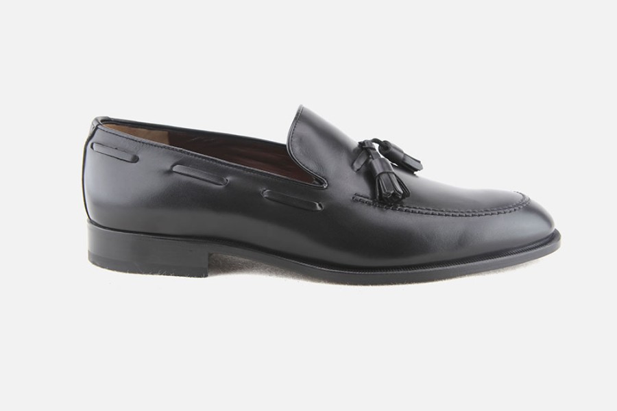 Men Fratelli Rossetti | Fratelli Rossetti - Randolfo Noir Loafers On Labotte