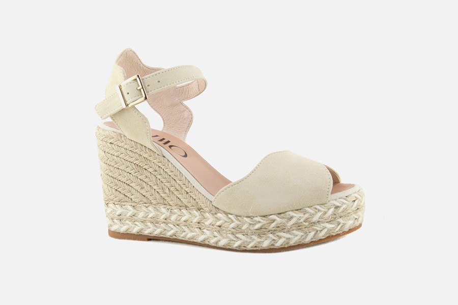 Women Gaimo | Gaimo - Gaimo Boby Creme Sandals On Labotte