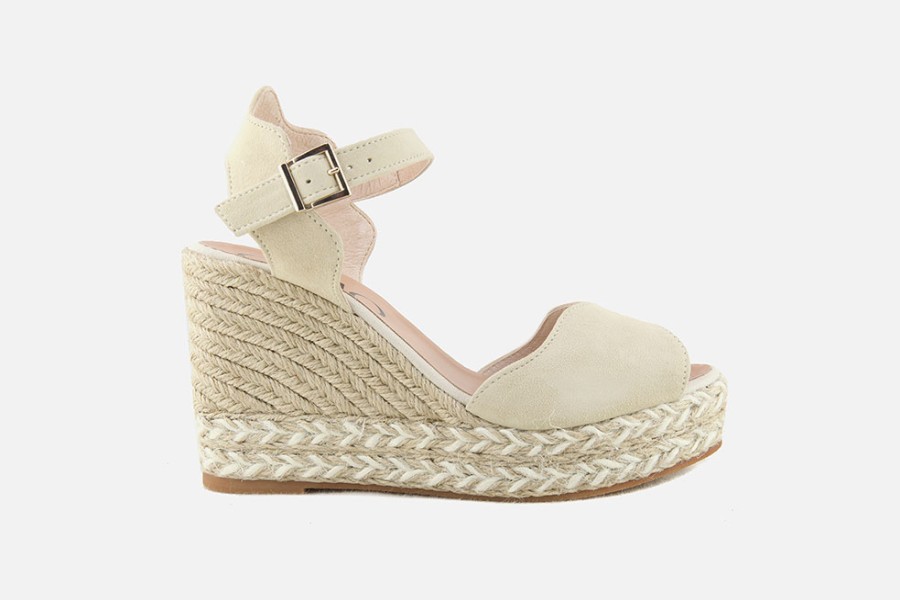 Women Gaimo | Gaimo - Gaimo Boby Creme Sandals On Labotte