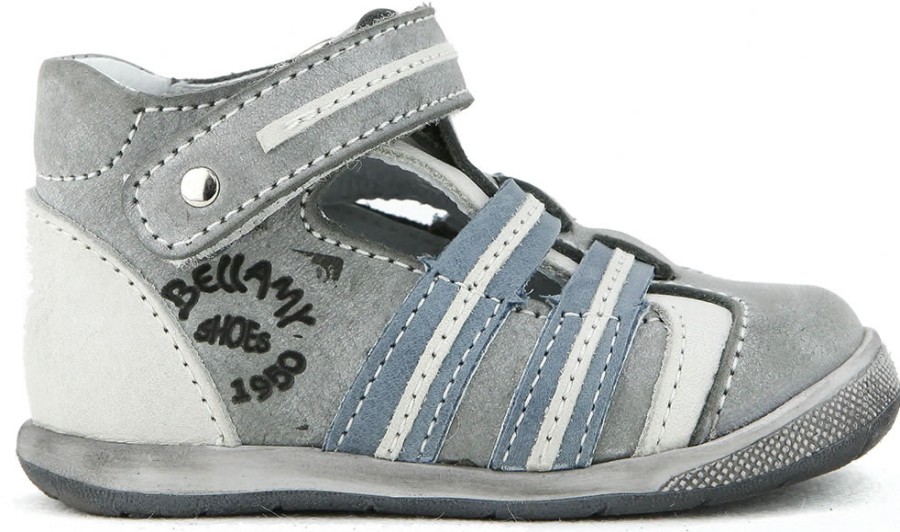 Boys Bellamy | Bellamy - Bonneby Gris Sandals On Labotte