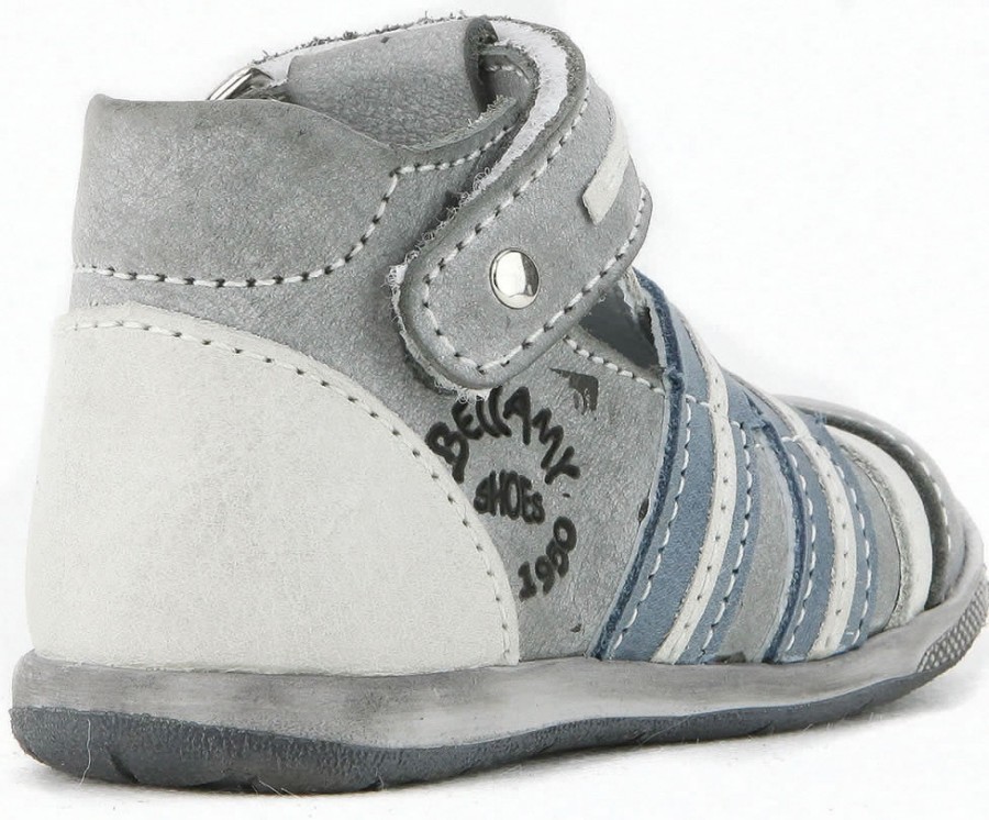 Boys Bellamy | Bellamy - Bonneby Gris Sandals On Labotte