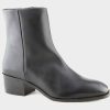 Women Cervone | Cervone - Chatel Lisse Noir Ankle Boots On Labotte