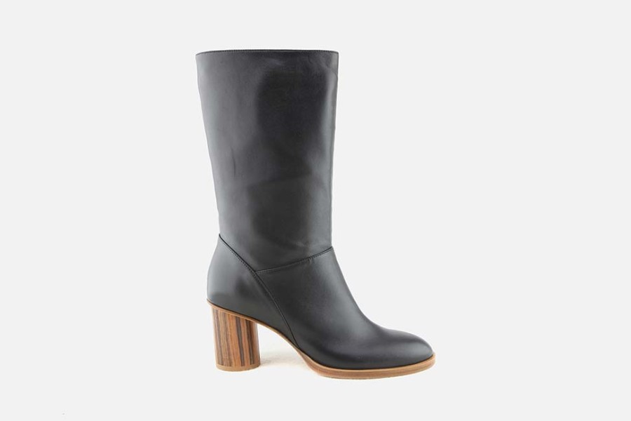 Women Atelier Content | Atelier Content - Virginia Black Ankle Boots On Labotte