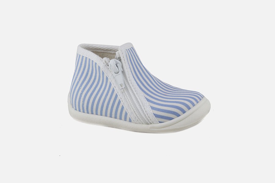 Girls Bellamy | Bellamy - Calin Raye Bleu High Slippers On Labotte