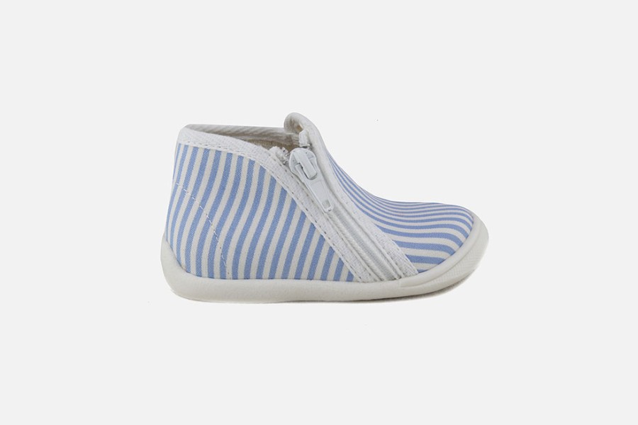 Girls Bellamy | Bellamy - Calin Raye Bleu High Slippers On Labotte