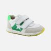 Boys Bisgaard | Bisgaard - Liam Scratch Green Velcro Shoes On Labotte