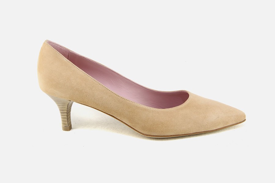 Women Laura Agosti | Laura Agosti - Merveille Daim Sandy Pumps On Labotte