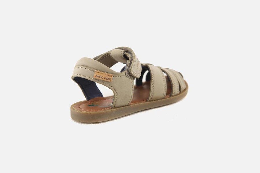 Boys Shoo Pom | Shoo Pom - Solar Tonton Terra Sandals On Labotte