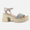 Women Gaimo | Gaimo - Gaimo Fauna Glitter Silver Sandals On Labotte