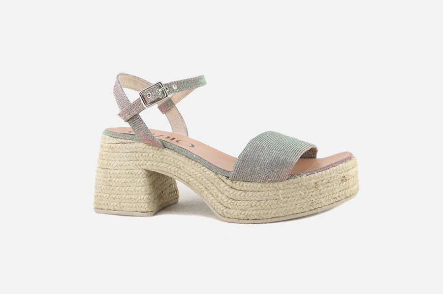 Women Gaimo | Gaimo - Gaimo Fauna Glitter Silver Sandals On Labotte