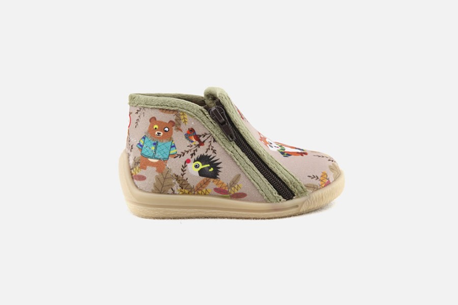 Boys Bellamy | Bellamy - Jolibois Dune Kaki High Slippers On Labotte