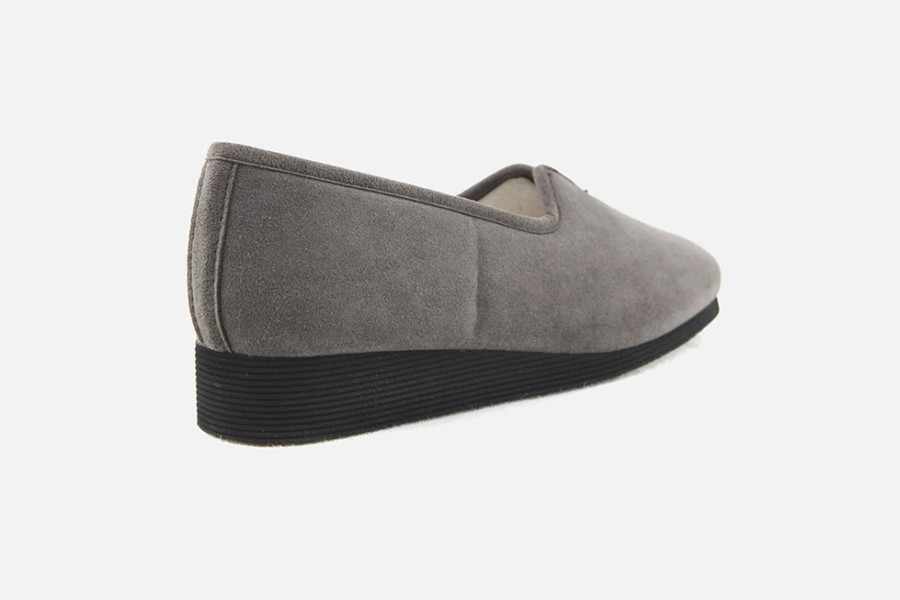 Women Exquise | Exquise - Repos Grey Low Slippers On Labotte