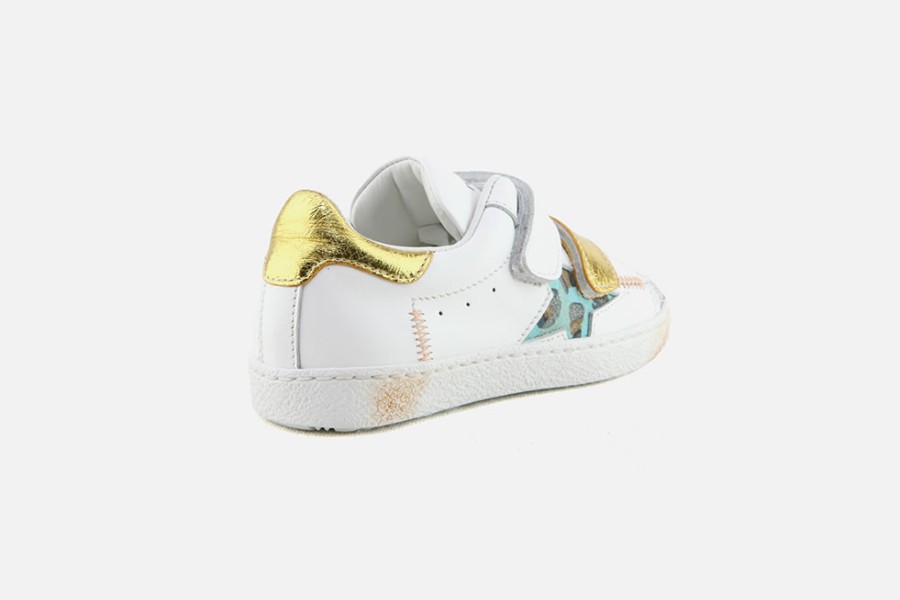 Girls Rondinella | Rondinella - Cajol Scratch Star Velcro Shoes On Labotte