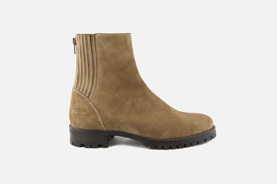 Women Artami | Artami - Colden Honey Ankle Boots On Labotte