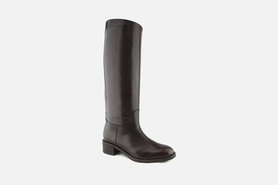 Women Artami | Artami - Cavalleria Dark Brown Boots On Labotte