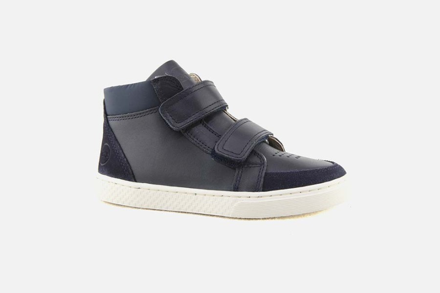 Boys 10 IS | 10 Is - Ten Base Hi V2 Bleu Velcro Shoes On Labotte