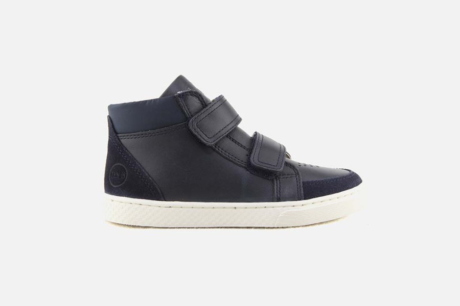 Boys 10 IS | 10 Is - Ten Base Hi V2 Bleu Velcro Shoes On Labotte