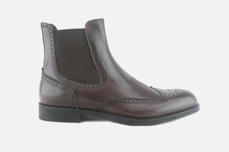 Men Fratelli Rossetti | Fratelli Rossetti - Reggio Brown Ankle Boots On Labotte