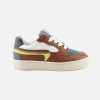 Boys Rondinella | Rondinella - Florian Noisette Jeans Lace-Up Shoes On Labotte
