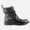 Women Fabi | Fabi - Fabi Charly Black Lace-Up Boots On Labotte