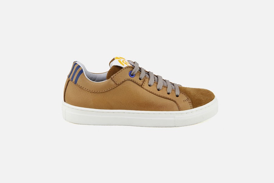 Boys Romagnoli | Romagnoli - Loustic Cognac Lace-Up Shoes On Labotte