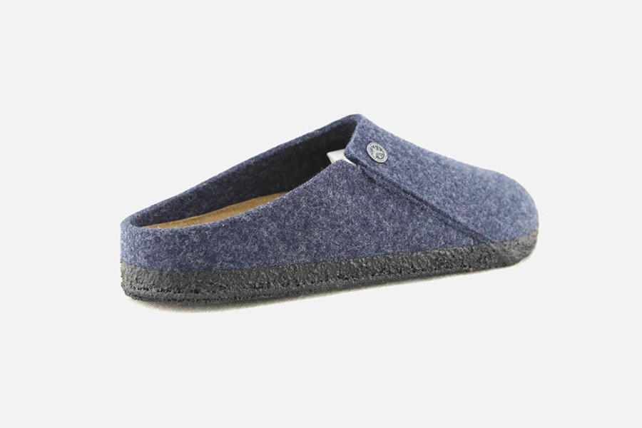 Men Birkenstock | Birkenstock - Zermatt Blue Man Low Slippers On Labotte