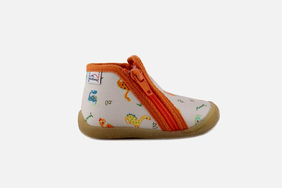 Boys Bellamy | Bellamy - Dino Multi High Slippers On Labotte