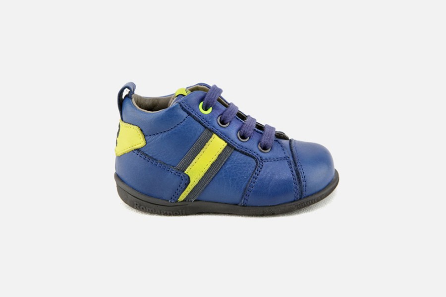 Boys Romagnoli | Romagnoli - Nestor Bluette Lace-Up Boots On Labotte