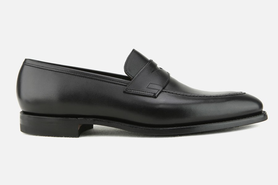 Men Crockett & Jones | Crockett & Jones - Sydney Black City Sole Loafers On Labotte