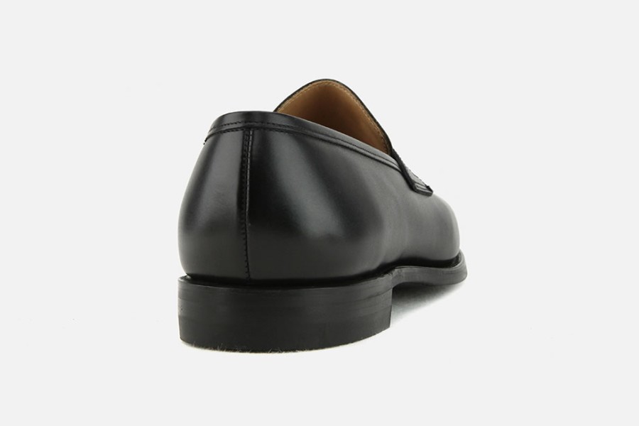 Men Crockett & Jones | Crockett & Jones - Sydney Black City Sole Loafers On Labotte