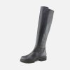 Women Cervone | Cervone - Clea Botte Bimat Noir Boots On Labotte