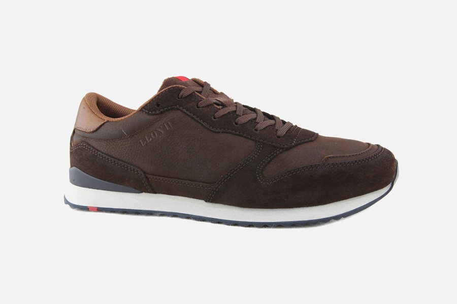 Men LLOYD | Lloyd - Edmond Dark Brown Sneakers On Labotte