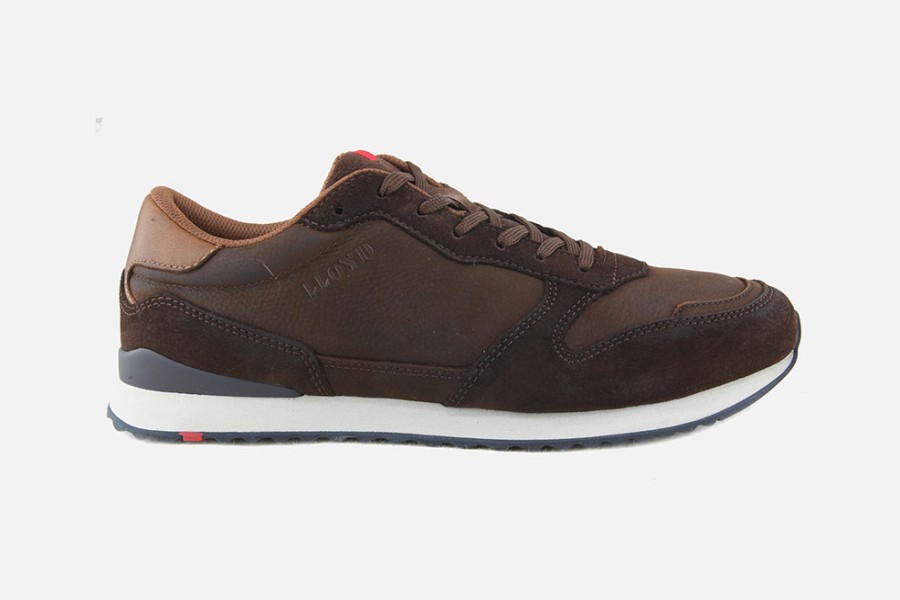 Men LLOYD | Lloyd - Edmond Dark Brown Sneakers On Labotte