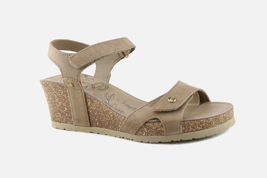 Women Panama Jack | Panama Jack - Julia Taupe Sandals On Labotte