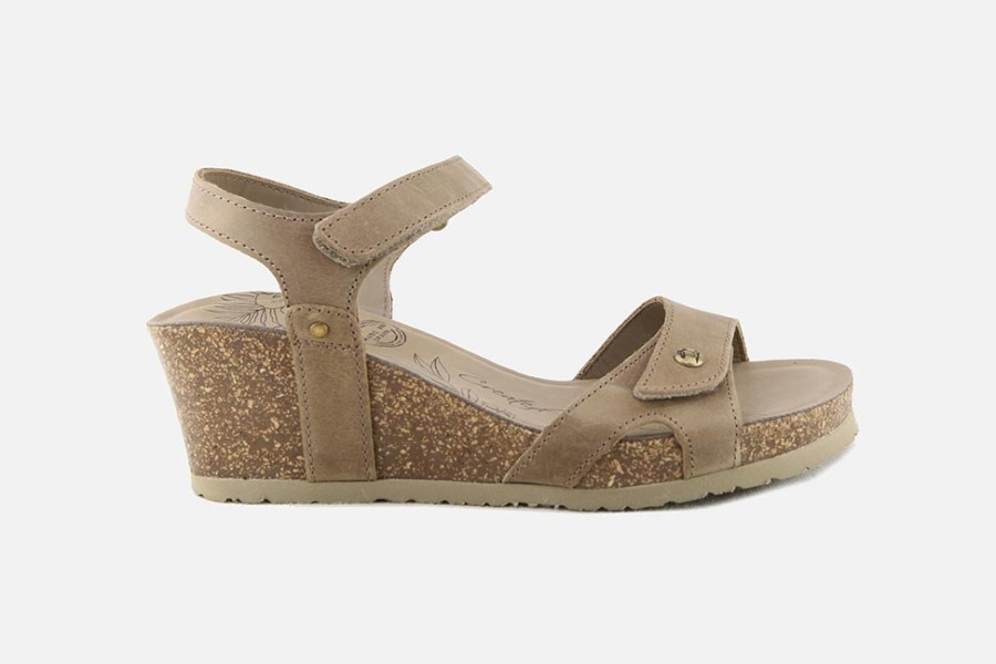 Women Panama Jack | Panama Jack - Julia Taupe Sandals On Labotte