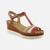 Women Pikolinos | Pikolinos - Aguadulce Cherry Tan Sandals On Labotte