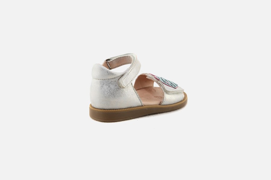 Girls Acebos | Acebos - Abigail Shiny Sandals On Labotte