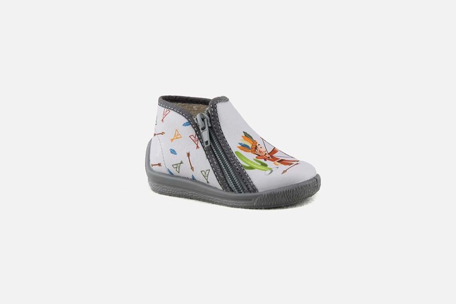 Boys Bellamy | Bellamy - Nagawika Gris High Slippers On Labotte