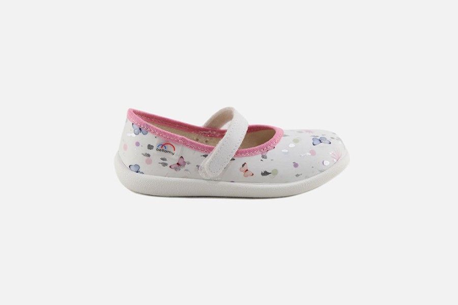 Girls Bellamy | Bellamy - Butterfly Baby Low Slippers On Labotte